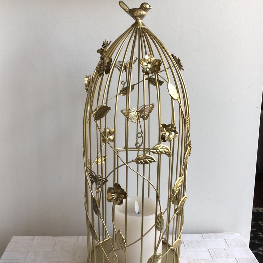 Decorative candle and holder